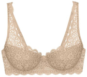 Triumph Amourette Wired Padded Lace Bra - Skin Beige