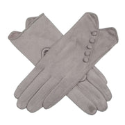 dents-buttoned-faux-suede-gloves---dove-grey-34477539