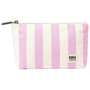 roka-maida-vale-small-cotton-canvas-pouch---sherbet-multi-stripe-pinkwhite-35904269