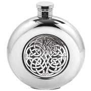 english-pewter-company-6oz-round-celtic-disk-flask---silver-34473078