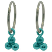 ti2-titanium-triple-bead-charm-hoop-earrings---kingfisher-blue-34455922