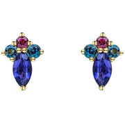 elements-gold-barcelona-9ct-gold-cluster-stud-earrings---goldbluepink-35461178