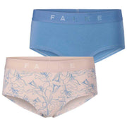 Falke Daily Comfort Print 2-Pack Hipster Brief - Beige/Blue