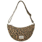 Hindbag Andrea Half Moon Bag - Leopard Cinnamon Brown
