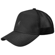 Kangol Seersucker Mesh Trucker Hat - Black