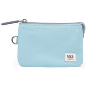 Roka Carnaby Small Recycled Nylon Ripstop Wallet - Aquatic Awe Blue