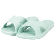 Totes SOLBOUNCE Bounce Cross Strap Sliders - Mint Green