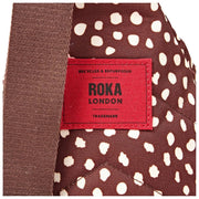 Roka Willesden Large Recycled Canvas Crossbody Bag - Brown Spot