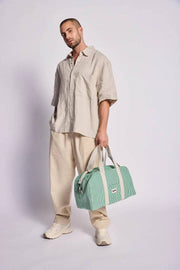 Hindbag Charlie Bowling Bag - Green Stripes