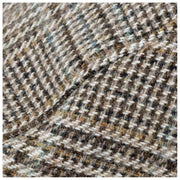 Dents Stanwick Tweed Flat Cap - Brown
