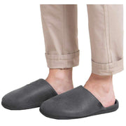 isotoner-square-patterned-smart-mule-slippers---grey-34523487