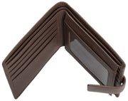 Dents Aire Passcase Wallet - Chocolate Brown
