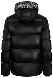 Helvetica Mountain Pioneers Summit Hooded Down Jacket - Black