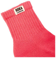 Roka Windsor Solid Crew Socks - Sugar Coral Pink