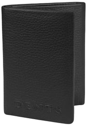 Dents Aire Trifold Card Holder Wallet - Black