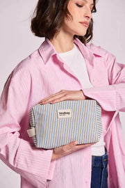 Hindbag Leon Toiletry Bag - Blue Stripes