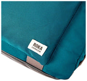 Roka Gatwick Small Recycled Canvas Duffle Bag - Deep Teal Blue