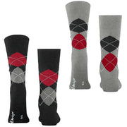 burlington-everyday-argyle-2-pack-socks---oil-mel-grey-34598158