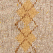dents-argyle-marl-yarn-knitted-gloves---oatmeal-creamtoffee-brown-34477646