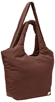 Roka Oxford Medium Taslon Shoulder Bag - Chocolate Brown