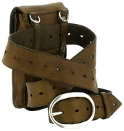 Campomaggi Siena Stud Phone Holder Bag - Military Green