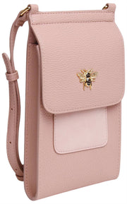 Alice Wheeler London Mini Bloomsbury Crossbody Bag - Pink