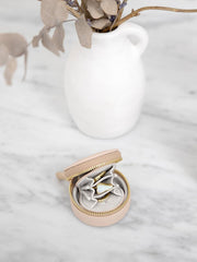 Stackers Oyster Travel Jewellery Box - Blush/Gold