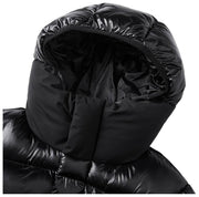 Helvetica Mountain Pioneers Pinto 2 Hooded Down Jacket - Black