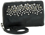 Campomaggi Bella Di Notte Rhinestone Purse - Black