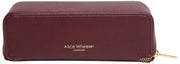Alice Wheeler London Luxury Small Train Case - Berry Red