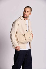 Hindbag Emile Multi Pocket Shoulder Bag - Jute Beige