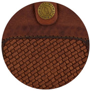 Campomaggi Pisa Ornella Woven Purse - Cognac Tan