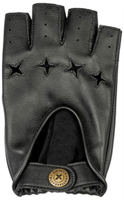 Dents The Suited Racer Gripper Leather Driving Gloves - Black