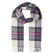 dents-heritage-plaid-check-cashmere-scarf---ivorypurple-34493059