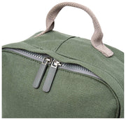 Roka Hampton Small Cotton Canvas Backpack - Willow Green
