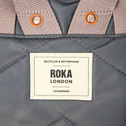Roka Canfield B Medium Recycled Nylon Backpack - Beluga Grey
