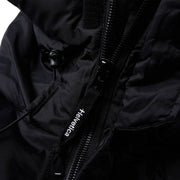 Helvetica Mountain Pioneers Himalaya Hooded Parka Jacket - Black