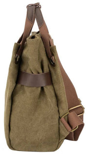 ZEDE Pont Des Arts Small Backpack - Olive Green