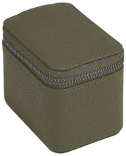 Stackers Zipped Mini Travel Watch Box - Olive Green
