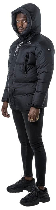 Helvetica Mountain Pioneers Capri 3 Hooded Parka Jacket - Black