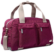 Roka Gatwick Medium Recycled Canvas Duffle Bag - Cherry Lacquer Red