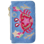 powder-seafaring-crab-velvet-card-holder---cornflower-blue-34326510