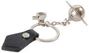 Vivienne Westwood 3D Orb Keyring - Black/Silver