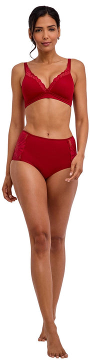 Falke Delicate Touch Mid Waist Briefs - Ventimiglia Red