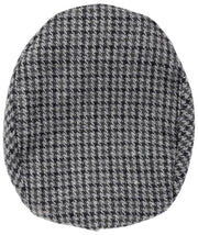 Dents Blashford Tweed Flat Cap  - Charcoal Grey