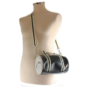 fred-perry-classic-mini-barrel-bag---night-greenecru-cream-34240052