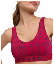 Falke Daily Comfort Print 2-Pack Bustier Bralette - Black/Red