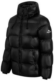 Helvetica Mountain Pioneers Summit Hooded Down Jacket - Black