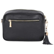 pom-pom-london-city-faux-fleece-crossbody-bag---black-35929260