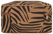 Hindbag Gaspard Vanity Bag - Zebra Cinnamon Brown